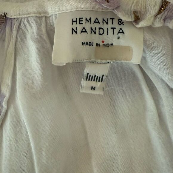 HEMANT & NANDITA Mini Purple Ruffle Dress
Size Medium-C9 - Picture 8 of 9